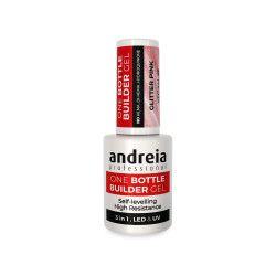 One Bottle Builder Gel – Glitter Pink