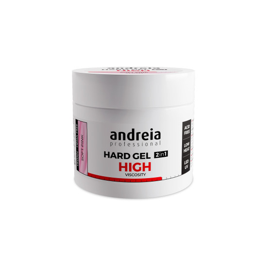 Hard Gel 2 in 1 - Soft Pink (High viscosity) 200Gr