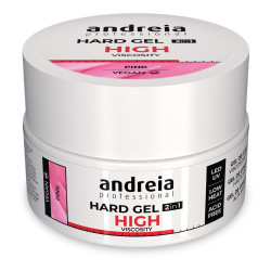 Hard Gel 2 in 1 - Pink (High viscosity) - Andreia Professional