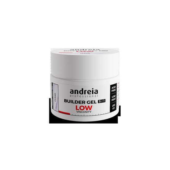 Builder Gel 3 in 1 - Clear (Low viscosity) 44Gr