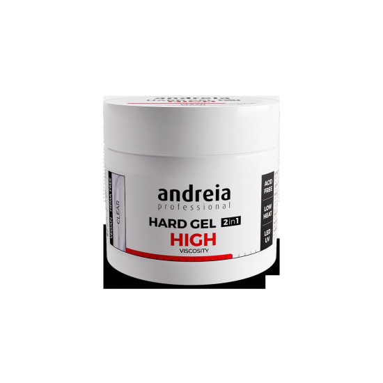 Hard Gel 2 in 1 - Clear (High viscosity) 200Gr