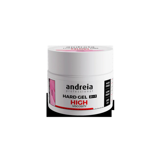 Hard Gel 2 in 1 - Pink (High viscosity) 44Gr
