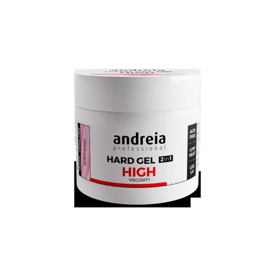 Hard Gel 2 in 1 - Soft Pink (High viscosity) 200Gr