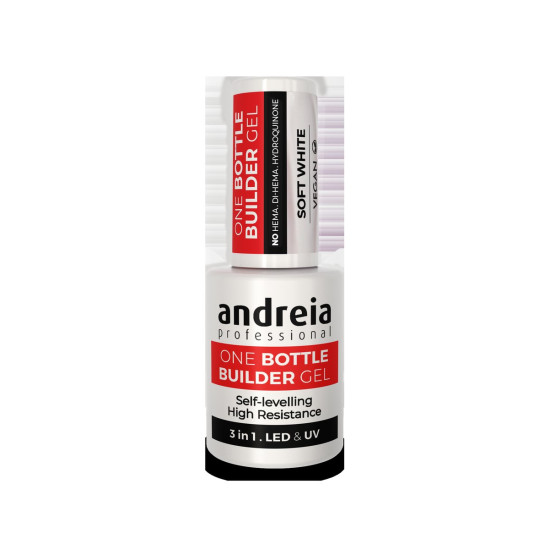 One Bottle Builder Gel 3 in 1 - Soft White (Low viscosity)