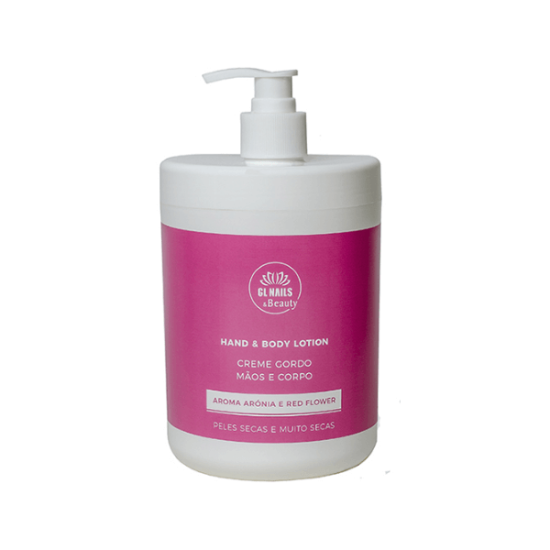 Creme Gordo Mãos e Corpo Aronia e Red Flower 1000ml