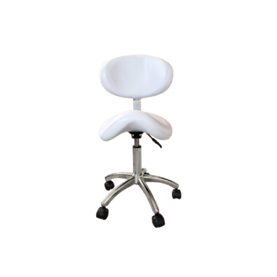 Cadeira de sela para estética - cor branco