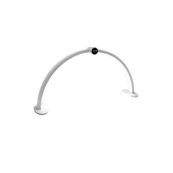 Candeeiro smart 180º de mesa - BRANCO RELOGIO DIGITAL