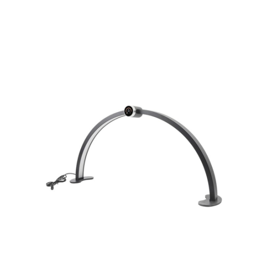 Candeeiro smart 180º de mesa - PRETO RELOGIO DIGITAL