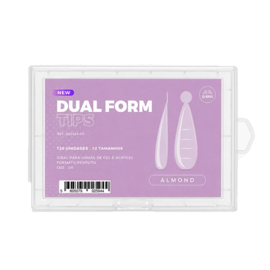 DUAL FORM TIPS ALMOND