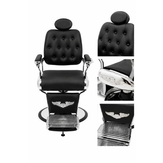 CADEIRA  BARBEIRO SUPREME SILVER