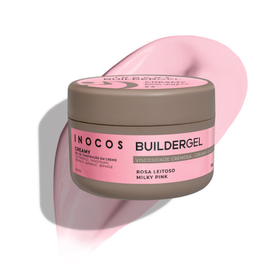 BUILDER GEL CREAMY ROSA LEITOSO, 50G