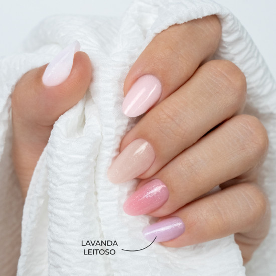 BUILDER GEL MV SHIMMER LAVANDA LEITOSO, 50G