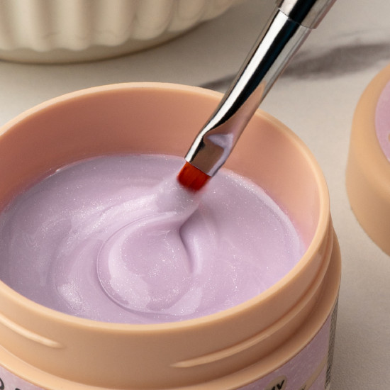 BUILDER GEL MV SHIMMER LAVANDA LEITOSO, 50G