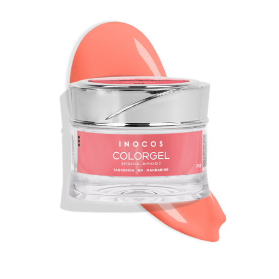 GEL CONSTRUÇÃO INOCOS COLOR GEL TANGERINA, 30G