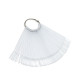 TIPS QUADRADO  PARA MOSTRUÁRIO TRANSPARENTE - 50 UND.
