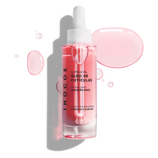 ÓLEO DE CUTÍCULAS INOCOS ALGODÃO DOCE, 30ML