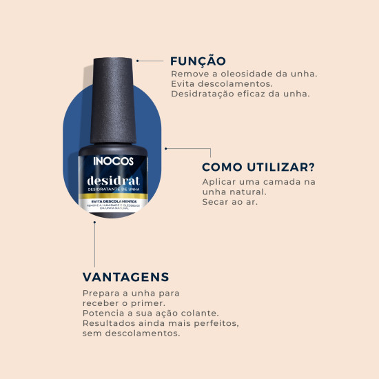DESIDRAT - DESIDRATANTE DE UNHA INOCOS, 15ML