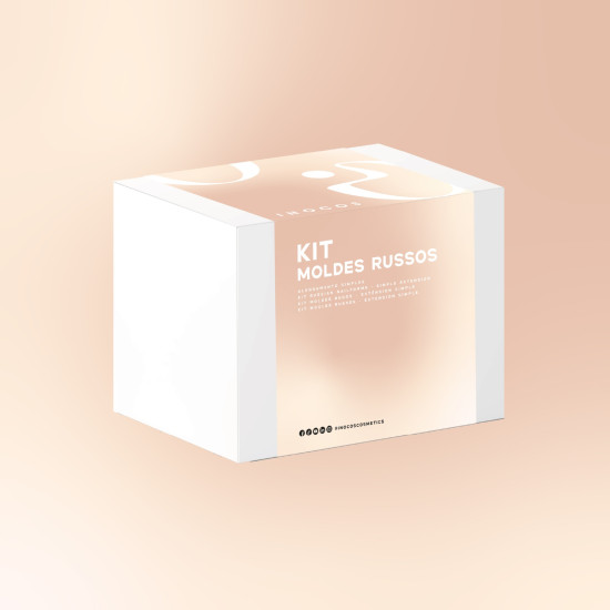 KIT MOLDES RUSSOS INOCOS- ALONGAMENTO SIMPLES