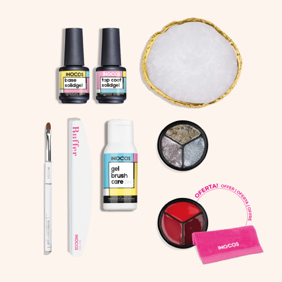 KIT SOLID TRICOLOR GEL INOCOS  **WORKSHOP DISPONIVEL