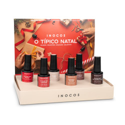 PRESS KIT COLEÇÃO O TÍPICO NATAL- as 6 cores de verniz gel