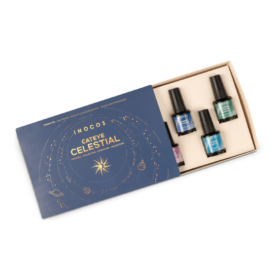 PRESS KIT VERNIZ GEL COLECAO CATEYE CELESTIAL