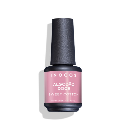 VERNIZ GEL INOCOS ALGODÃO DOCE, 15ML
