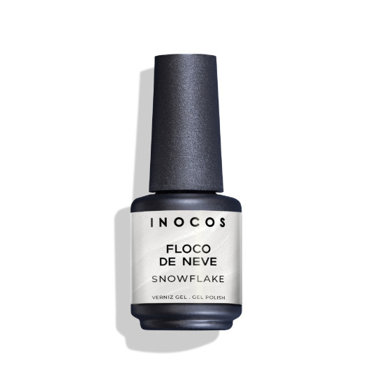 VERNIZ GEL INOCOS FLOCO DE NEVE, 15ML