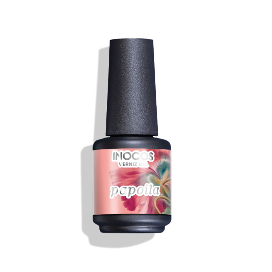 VERNIZ GEL INOCOS COL. FLORA -  PAPOILA, 15ML
