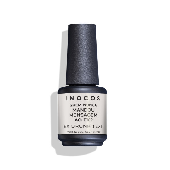 VERNIZ GEL INOCOS QUEM NUNCA MANDOU UMA MENSAGEM EX, 15ML