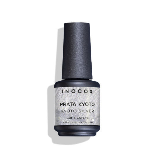 VERNIZ GEL INOCOS SOFT CATEYE PRATA KYOTO, 15ML