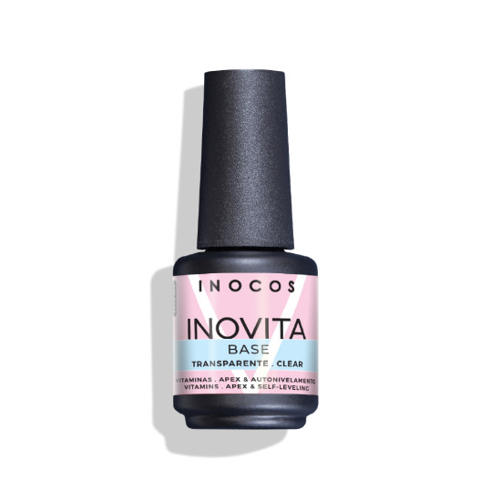 VERNIZ GEL BASE TRANSPARENTE INOVITA, 15ML - BS21