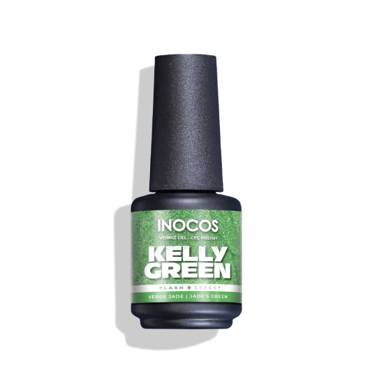VERNIZ GEL INOCOS FB3 KELLY GREEN, 15ML