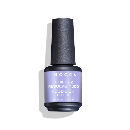 VERNIZ GEL INOCOS BOA LUZ RESOLVE TUDO, 15 ML - SEM REGRAS GP512