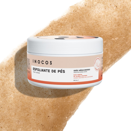 ESFOLIANTE DE PÉS, 500ML - GRÃO MEDIO/GROSSO