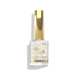 VERNIZ LIKE GEL 218, 11ML - NAKED NAILS BRANCO GELO PEROLADO