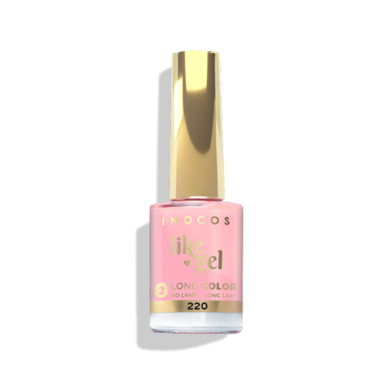VERNIZ LIKE GEL 220 INOCOS, 11ML - ATITUDE ROSA | ROSA PORCELANA