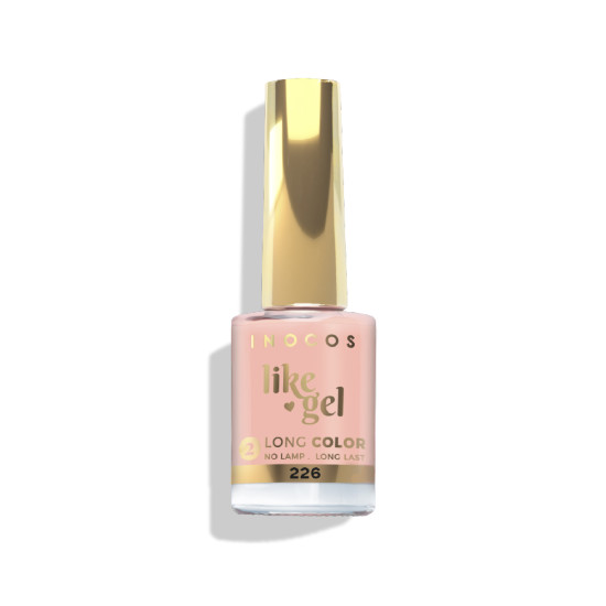VERNIZ LIKE GEL 226 INOCOS, 11ML - SPICE EDITION | NUDE ROSA LEITOSO