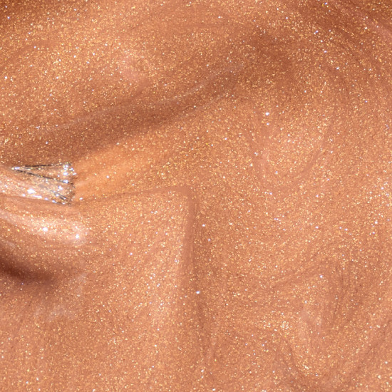 VERNIZ LIKE GEL 234, 11ML - O TIPICO NATAL | NUDE CARAMELO CINTILANTE