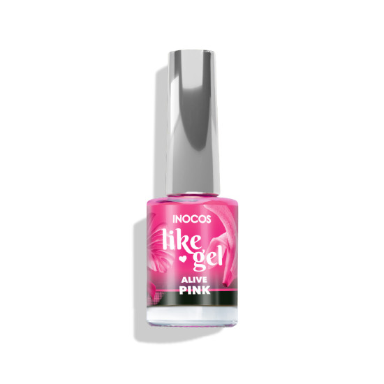 VERNIZ LIKE GEL INOCOS ALIVE PINK, 11ML