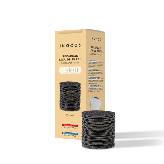 RECARGAS LIXA DE PAPEL PARA LIMA ELÉTRICA PEDICURE - EFR.01
