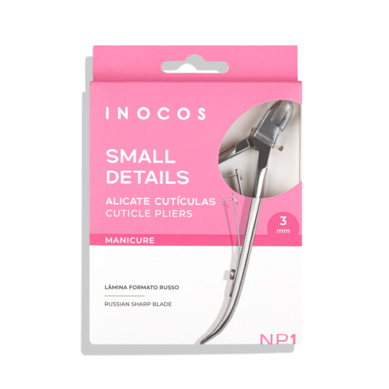 ALICATE CUTICULAS SMALL DETAILS 3MM INOCOS - NP1