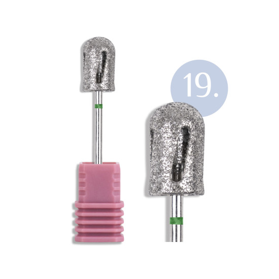 BROCA CILÍNDRICA REDONDA PEDICURE GRÃO GROSSO 19