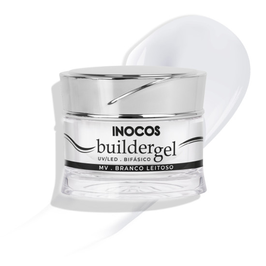 GEL CONSTRU&Ccedil;&Atilde;O INOCOS BRANCO LEITOSO MV, 50G