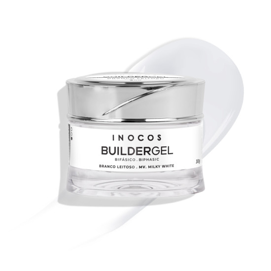 GEL CONSTRU&Ccedil;&Atilde;O INOCOS  BRANCO LEIT INTENSO MV, 30G