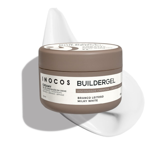 BUILDER GEL CREAMY BRANCO LEITOSO, 50G
