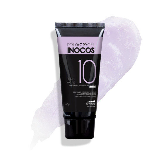 POLYACRYGEL INOCOS BISNAGA 10 LIL&Aacute;S PASTEL, 60G