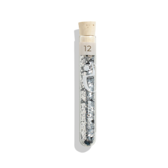BIOGLITTER 12, 2.5G - PRATA 0.4MM