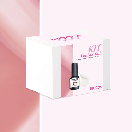 KIT VERNIZ GEL INOCOS C/ L&Acirc;MPADA LED/UV 48W  **WORKSHOP DISPONIVEL