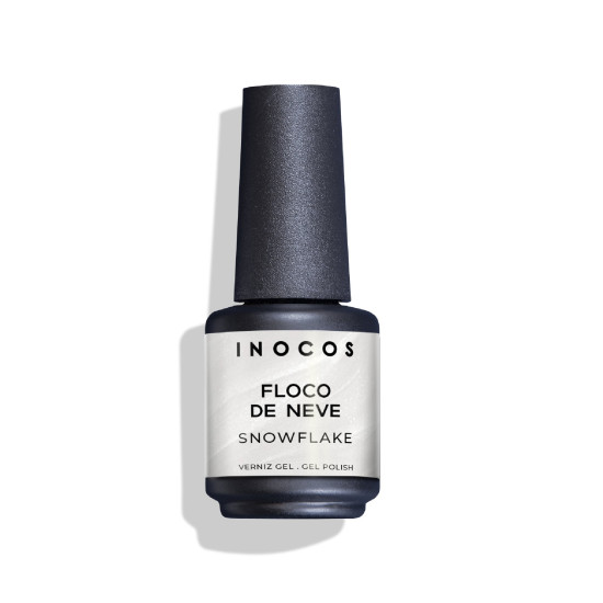 VERNIZ GEL INOCOS FLOCO DE NEVE, 15ML