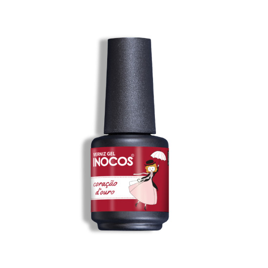 VERNIZ GEL INOCOS CORA&Ccedil;&Atilde;O D&acute; OURO, 15ML